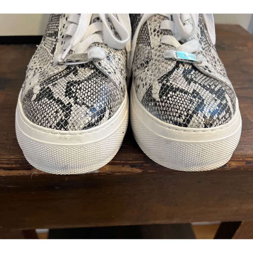 J Slides Snakeskin Platform Sneaker View 5